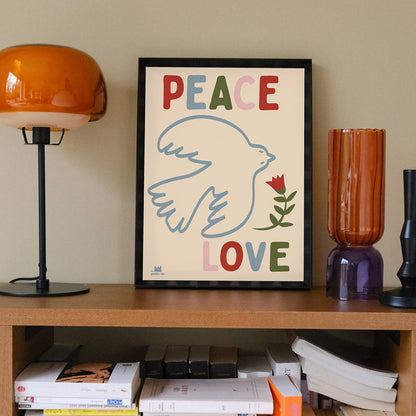 Affiche - PEACE & LOVE