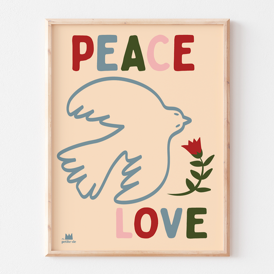 Affiche - PEACE & LOVE