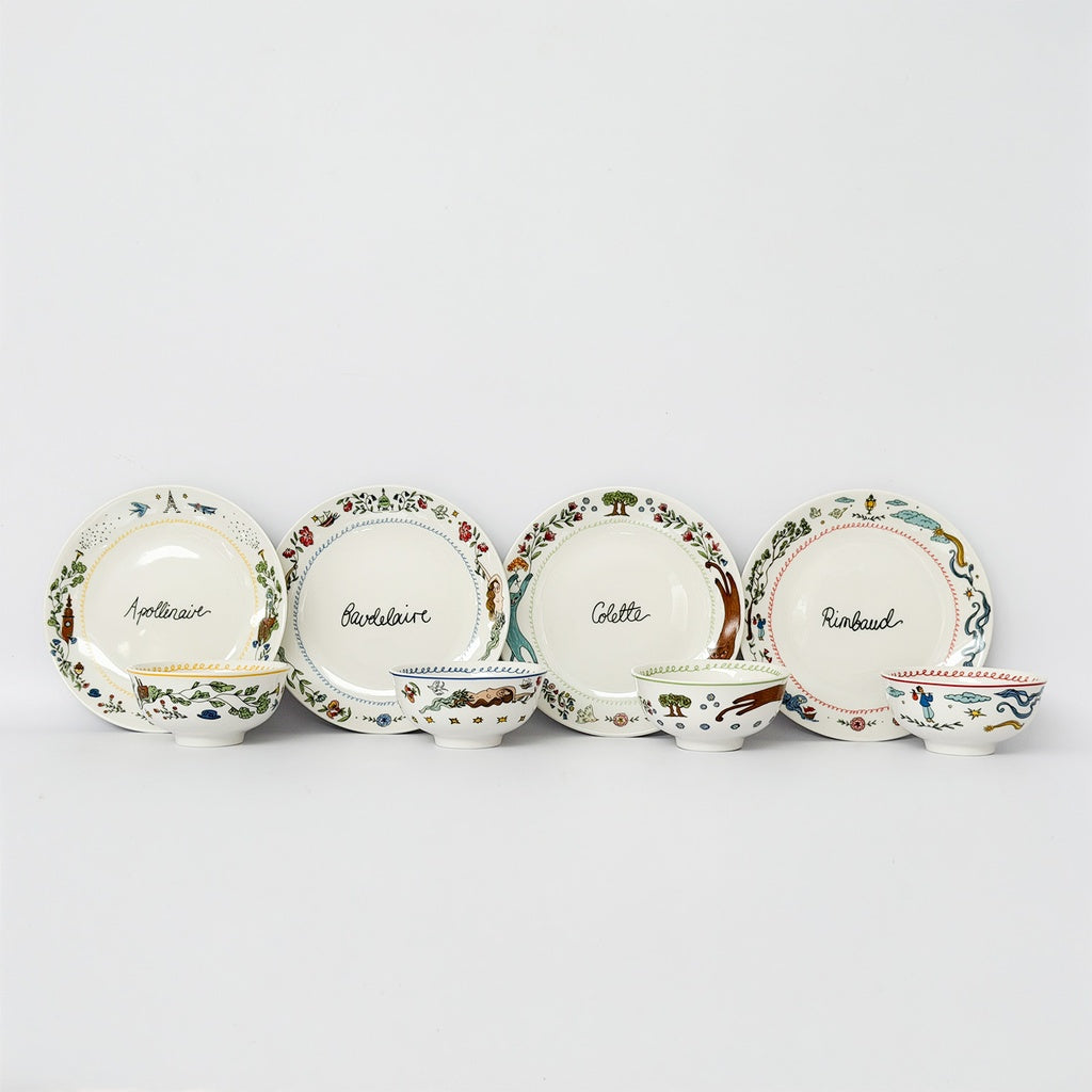 Assiettes à dessert COLETTE