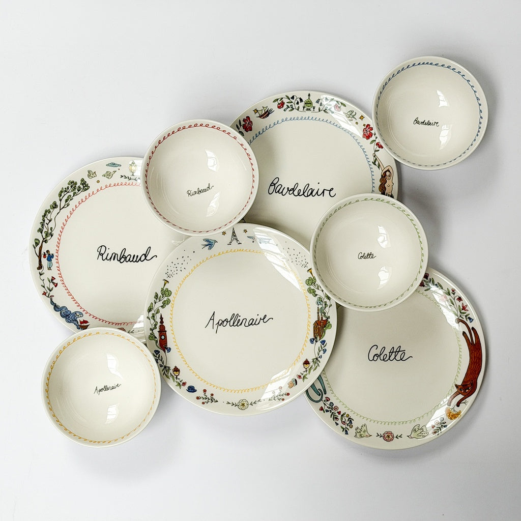 Assiettes à dessert COLETTE