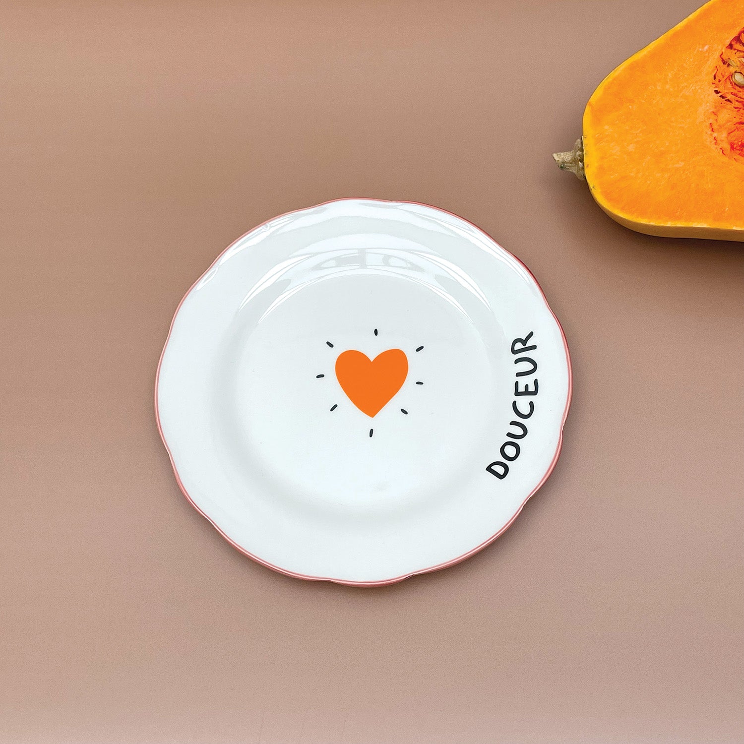 Assiettes à dessert AMOUR (x4)