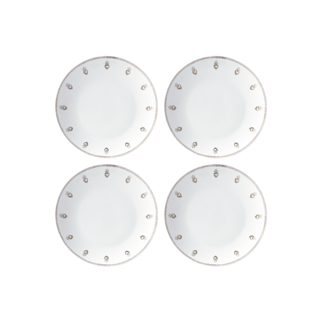 Set de 4 assiettes Ex-Voto - or