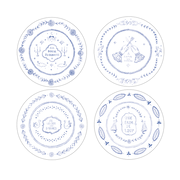 Set de 4 assiettes GOURMANDISE