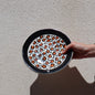 Assiette plate motif léopard, fabriquée en Espagne, Maison MARMOL