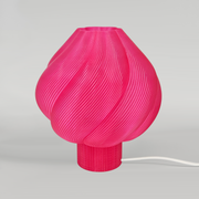 Lampe SHELL - rouge framboise