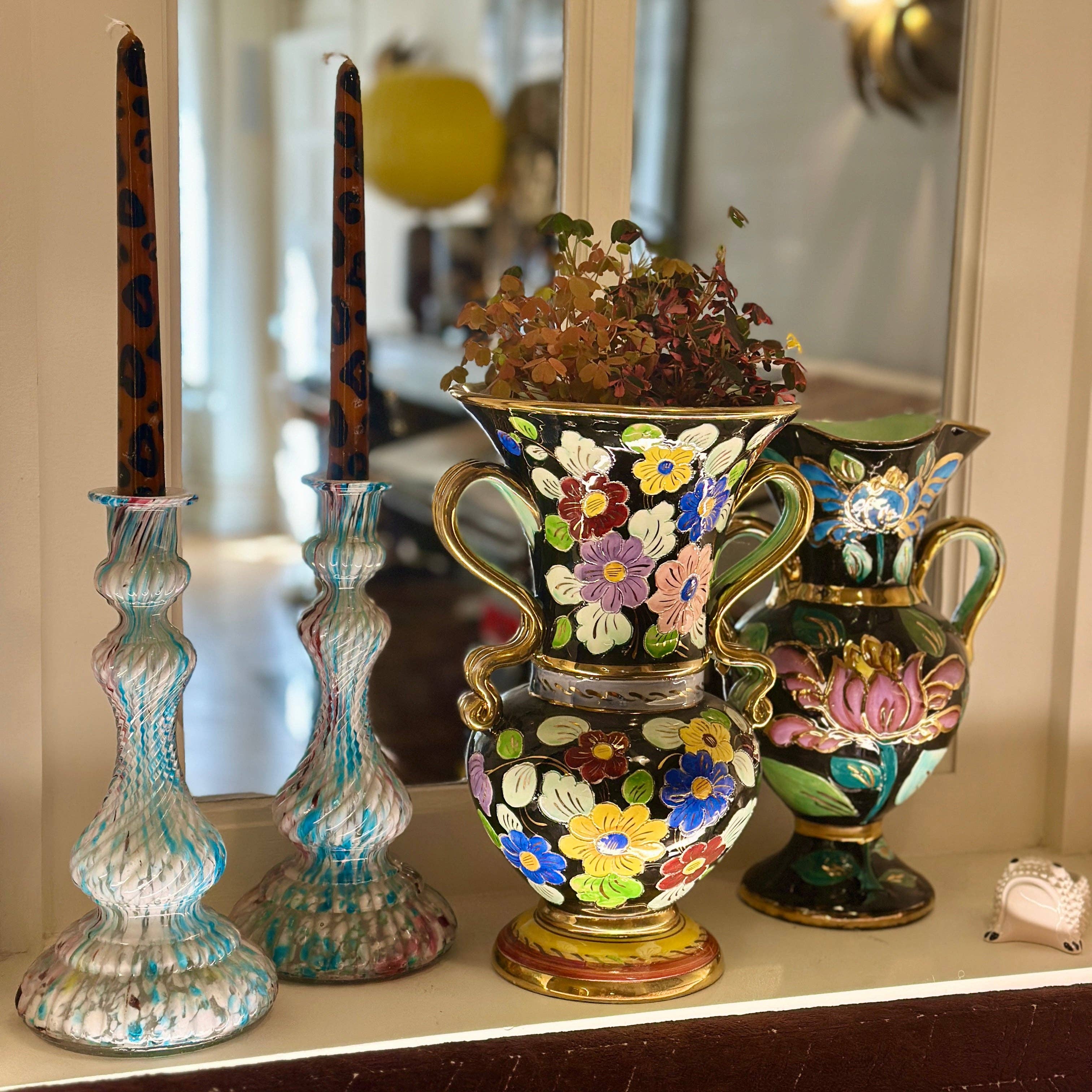 Bougies fauve - lot de 2