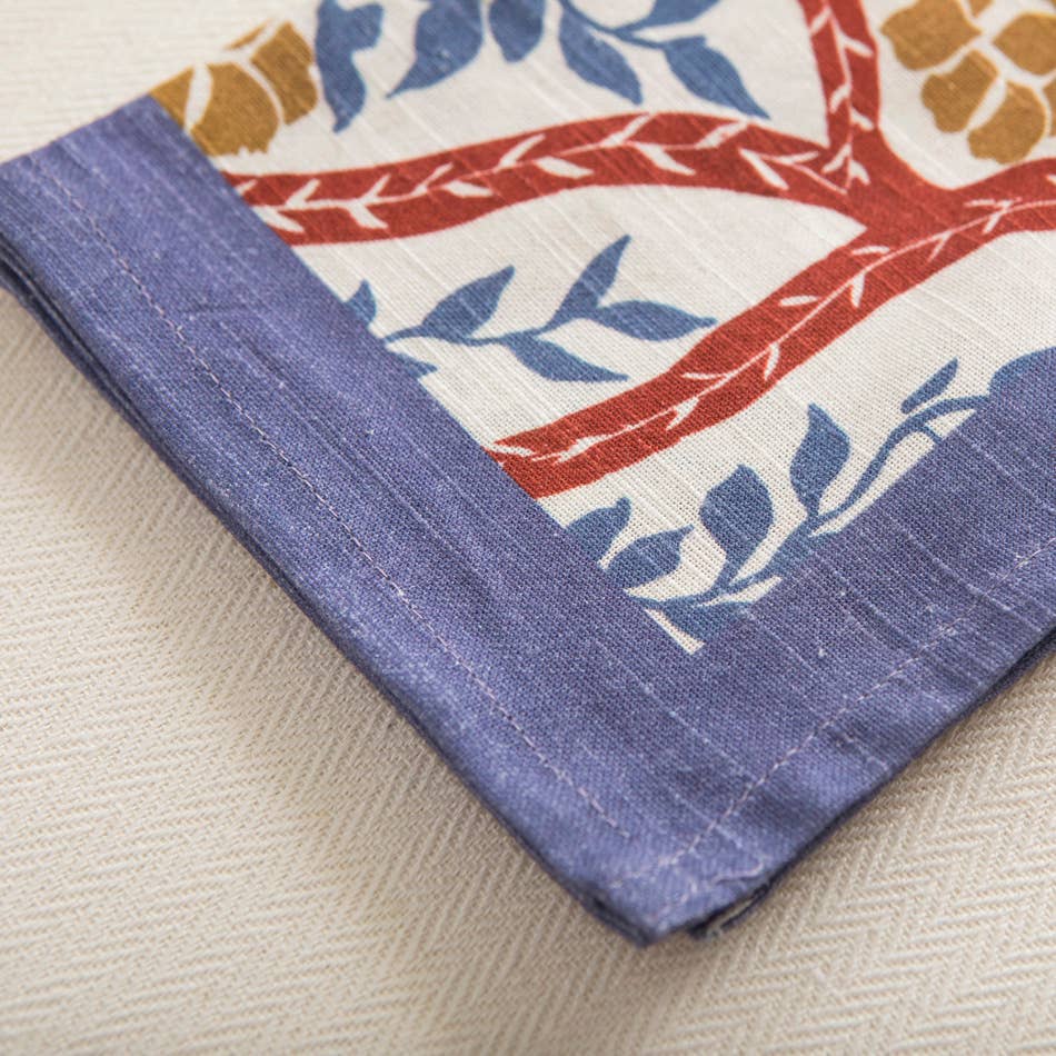 Lot de 2 serviettes de table motif cachemire