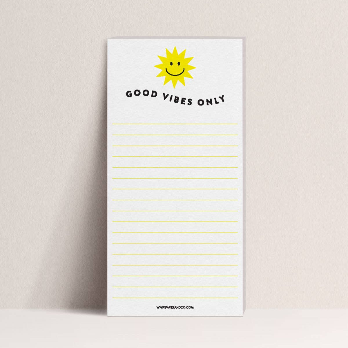 Bloc-notes GOOD VIBES ONLY : De la bonne humeur au quotidien