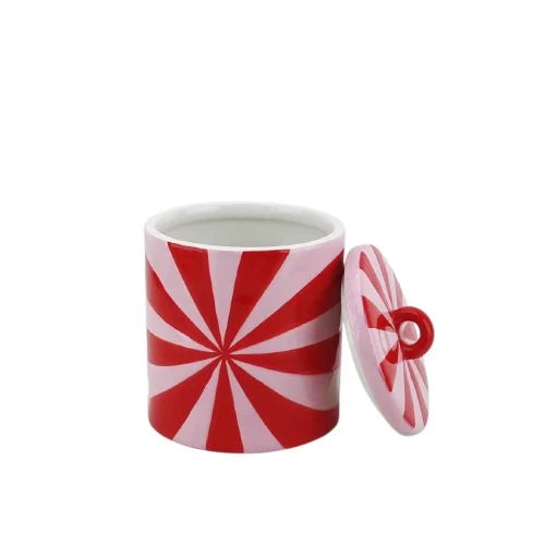 Boîte déco Swirl rouge & rose Housevitamin – dolomite