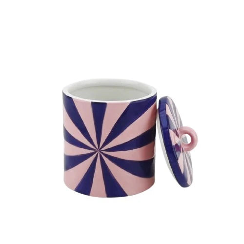 Grande boîte déco Swirl violet & rose Housevitamin – dolomite