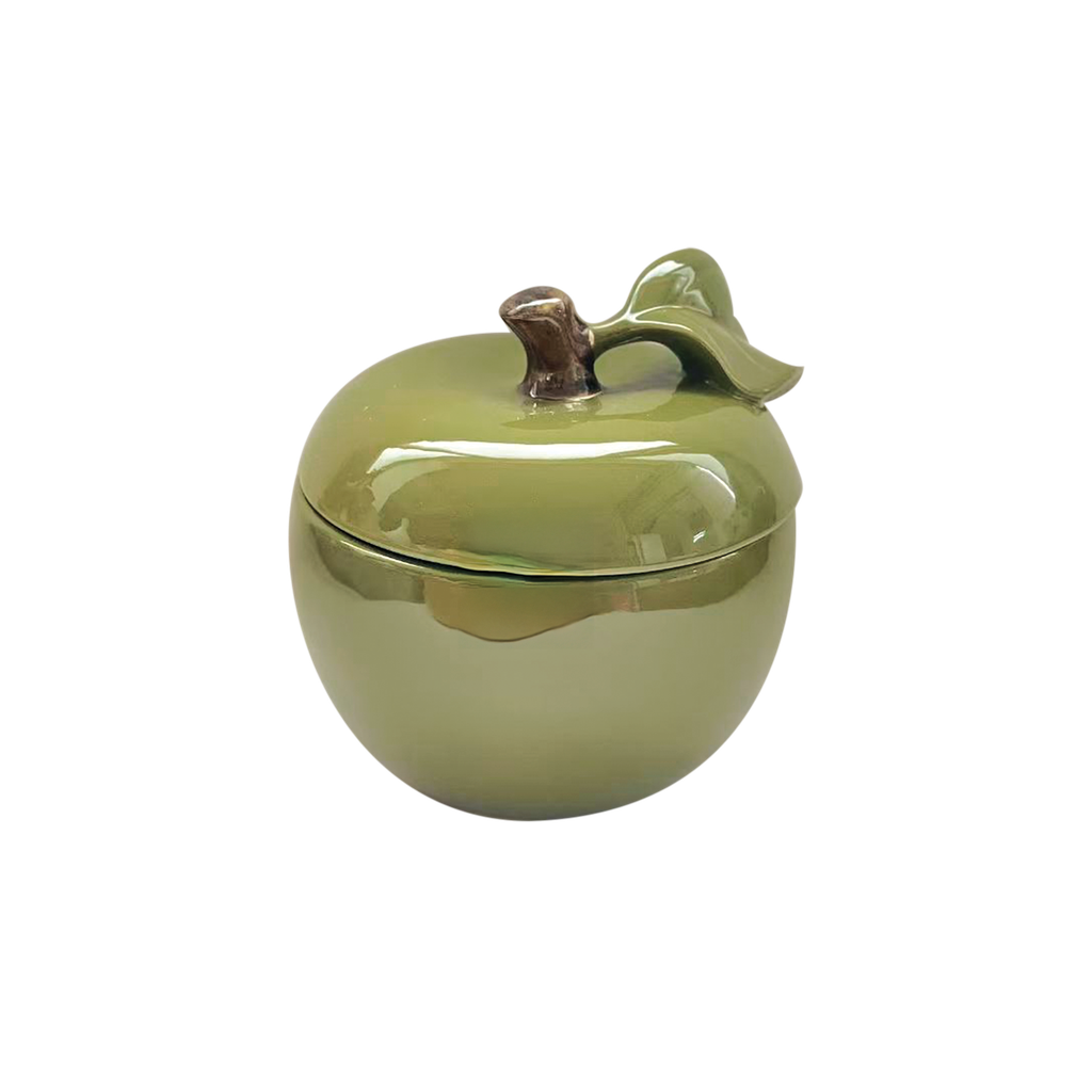 Boite POMME en céramique