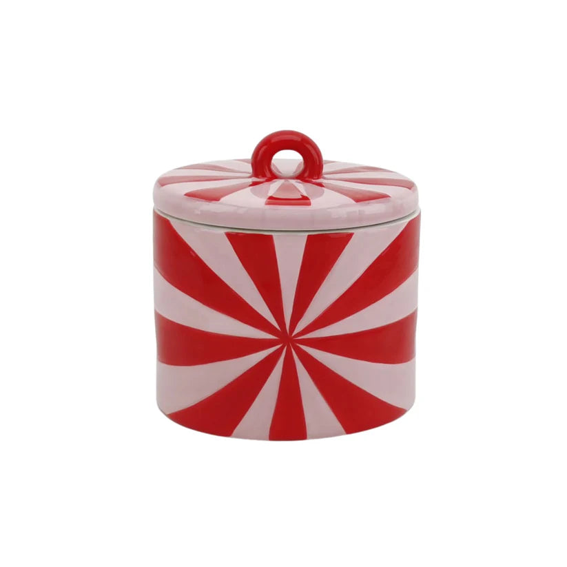 Boîte déco Swirl rouge & rose Housevitamin – dolomite