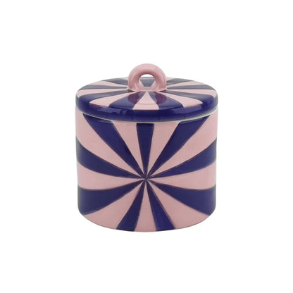 Boîte déco Swirl violet & rose Housevitamin – dolomite