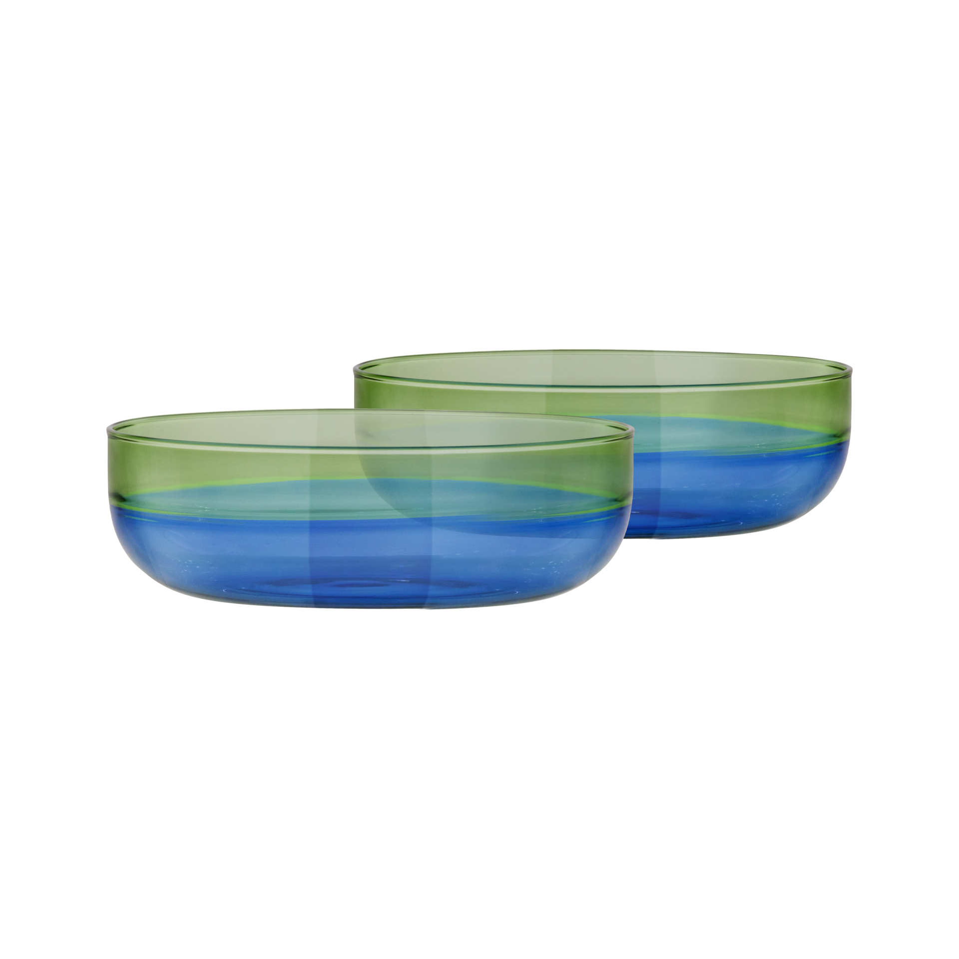Set de 2 bols OCEAN - bleu & vert