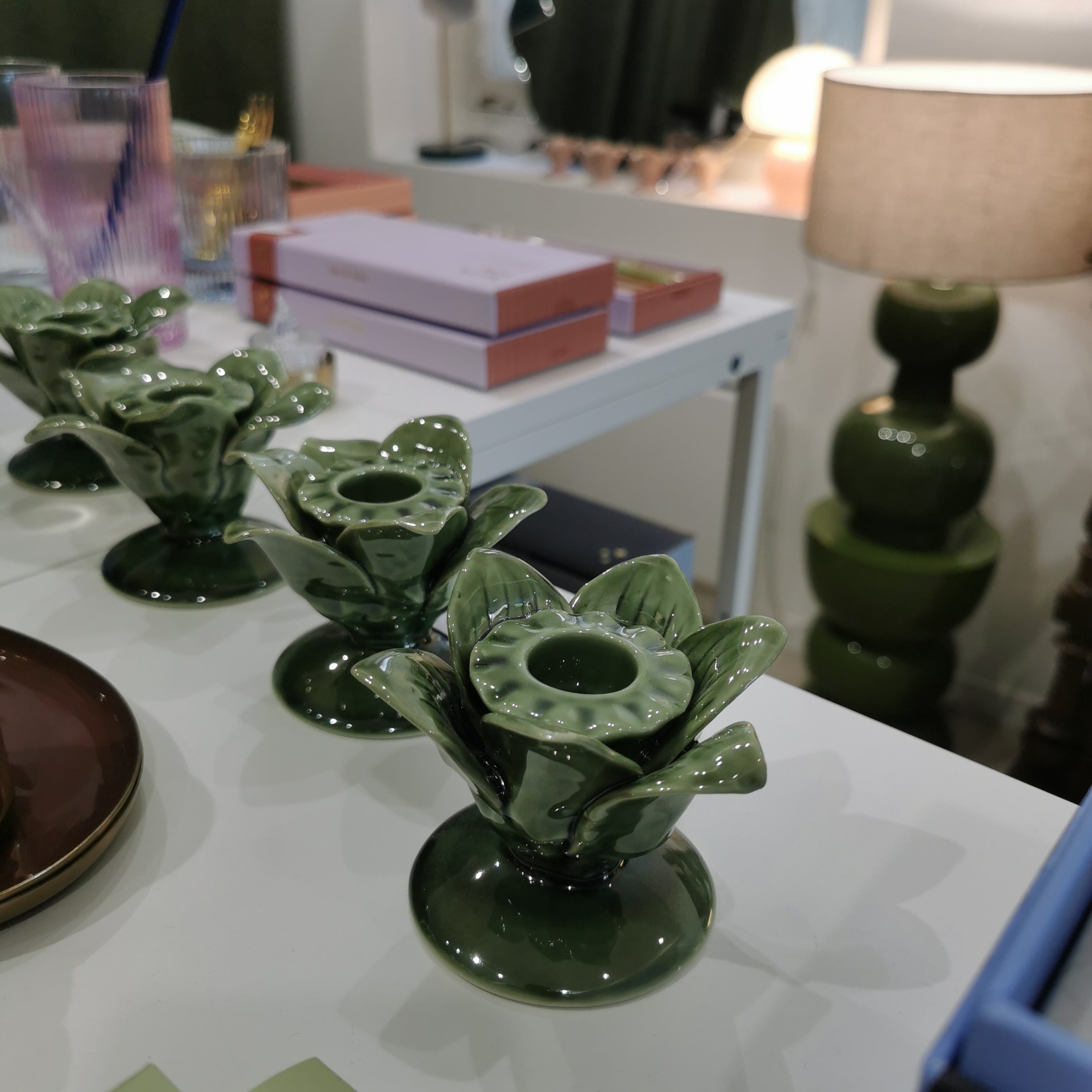 Bougeoir TROPICALE - vert