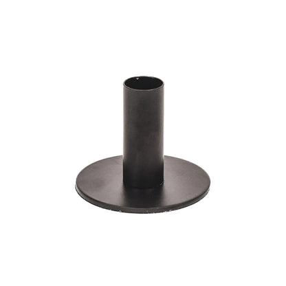 Bougeoir métal Housevitamin – noir mat minimaliste