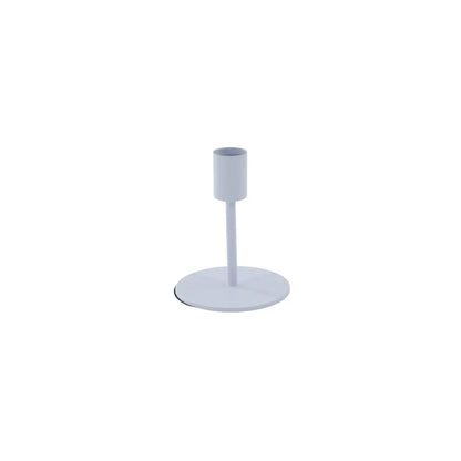 Bougeoir pied rond métal Housevitamin – lila doux et contemporain