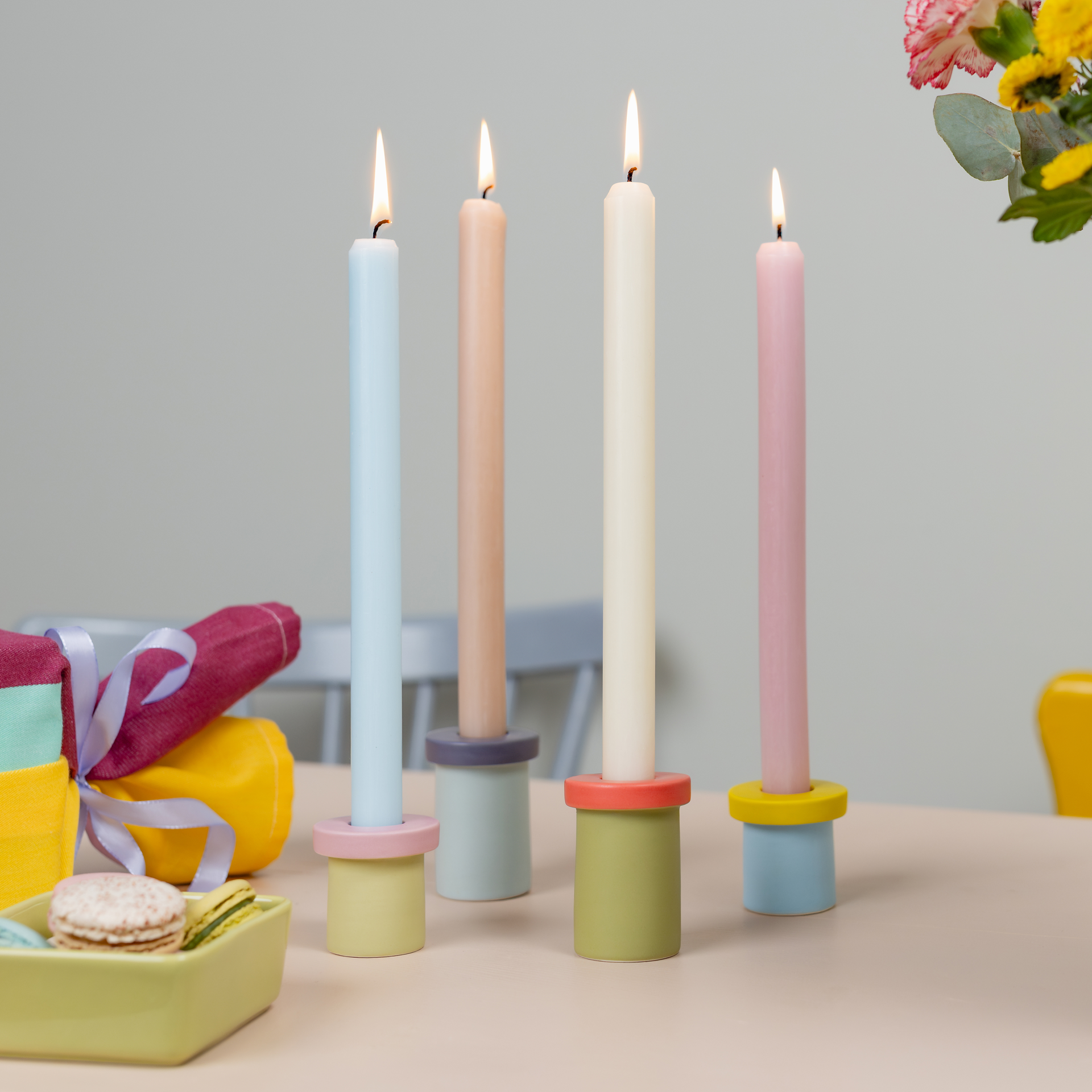 Set de 4 bougeoirs PIPPO