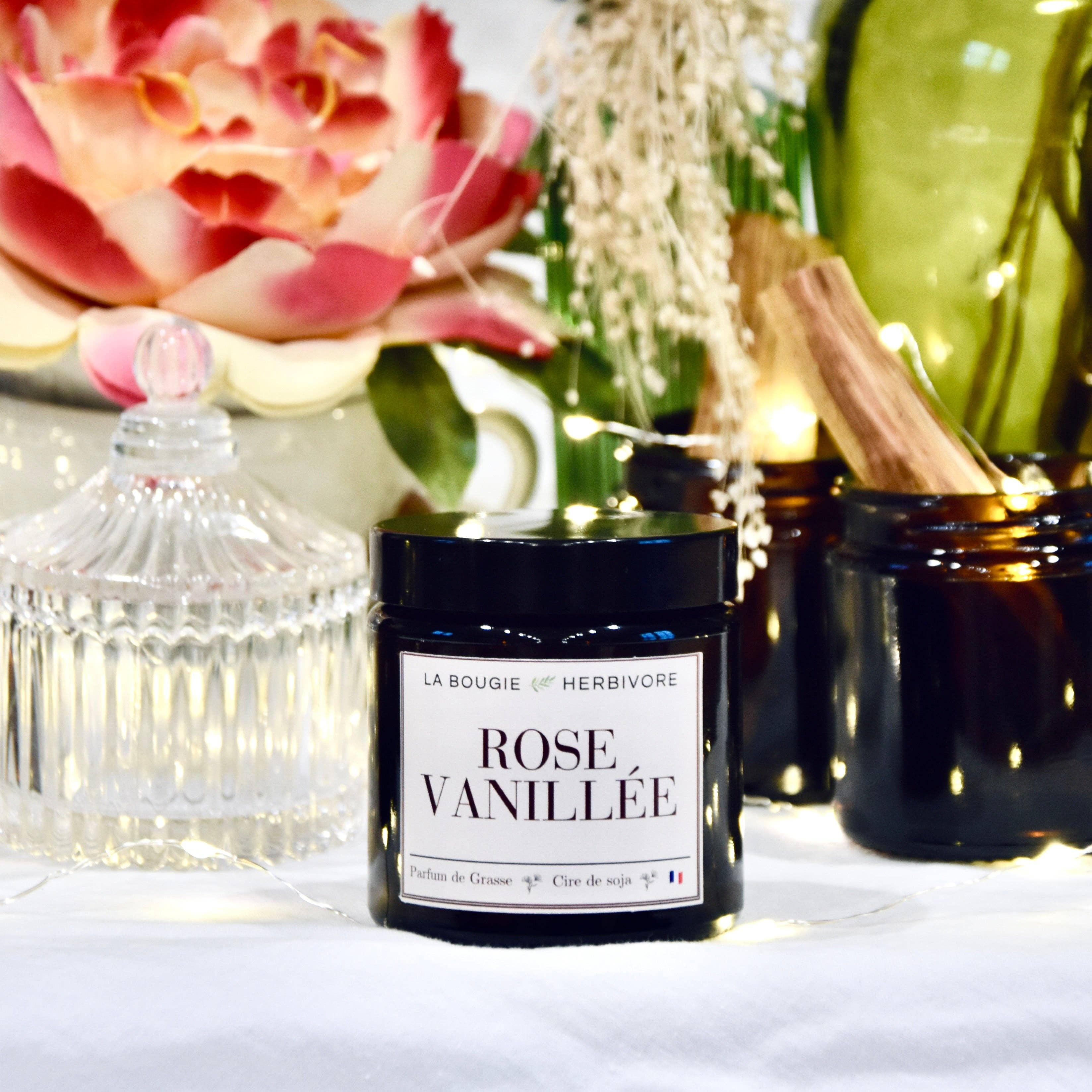Bougie parfumée ROSE VANILLEE