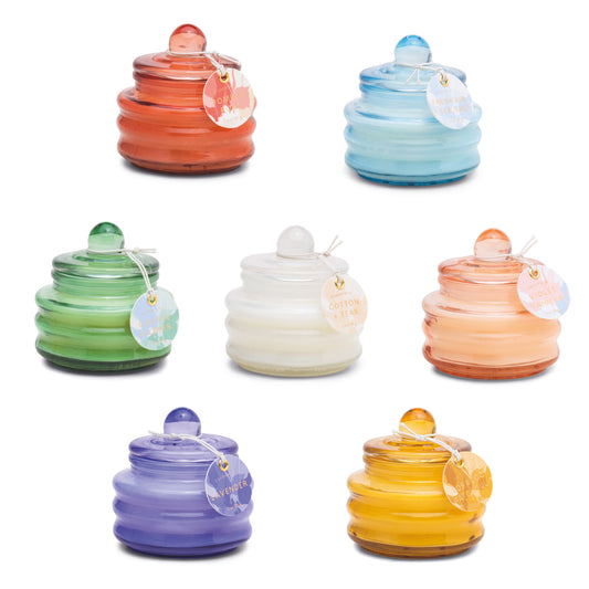 Bougies parfumées BEAM de PADDYWAX en verre coloré