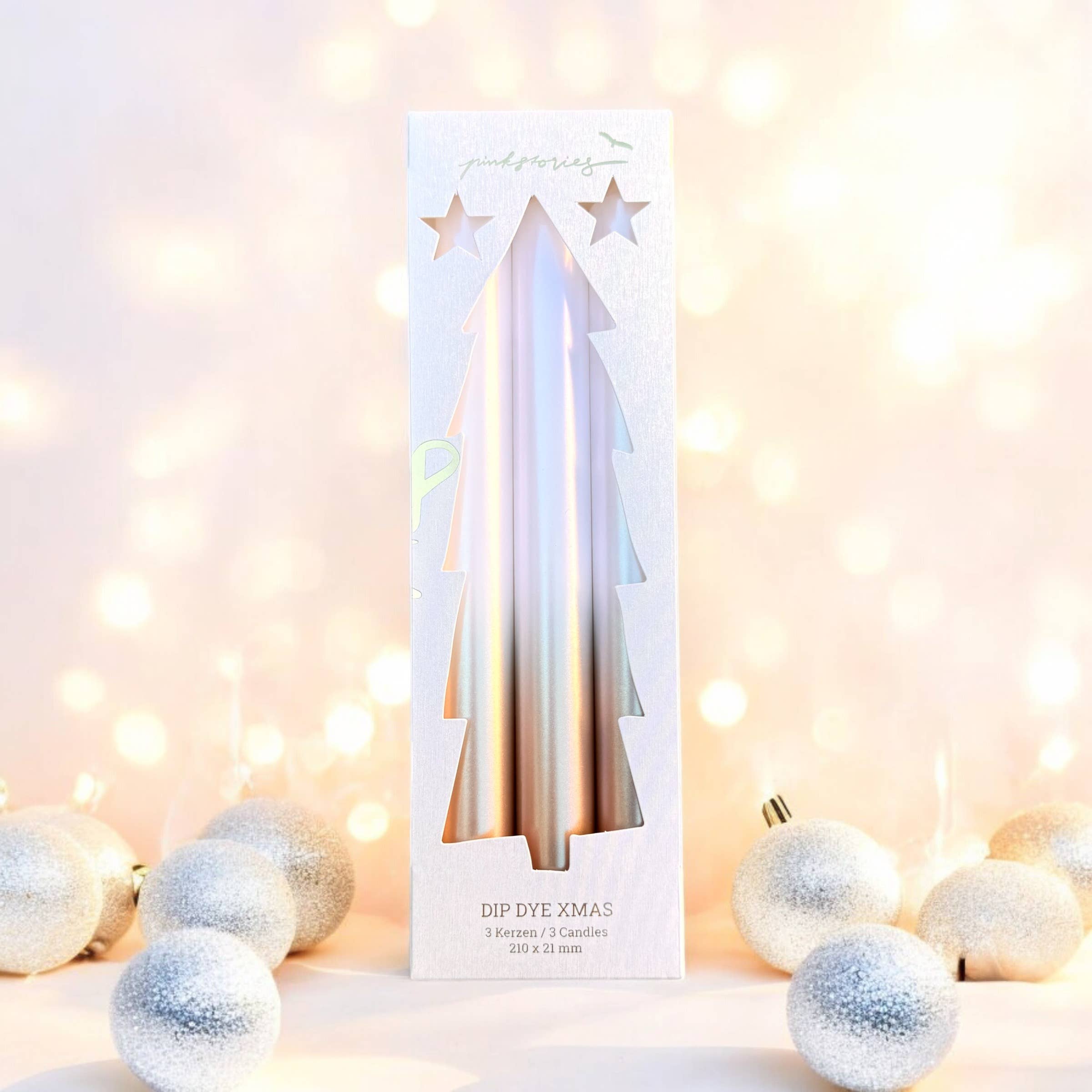 Bougies SUPER GLAMOUROUS - Lot de 3