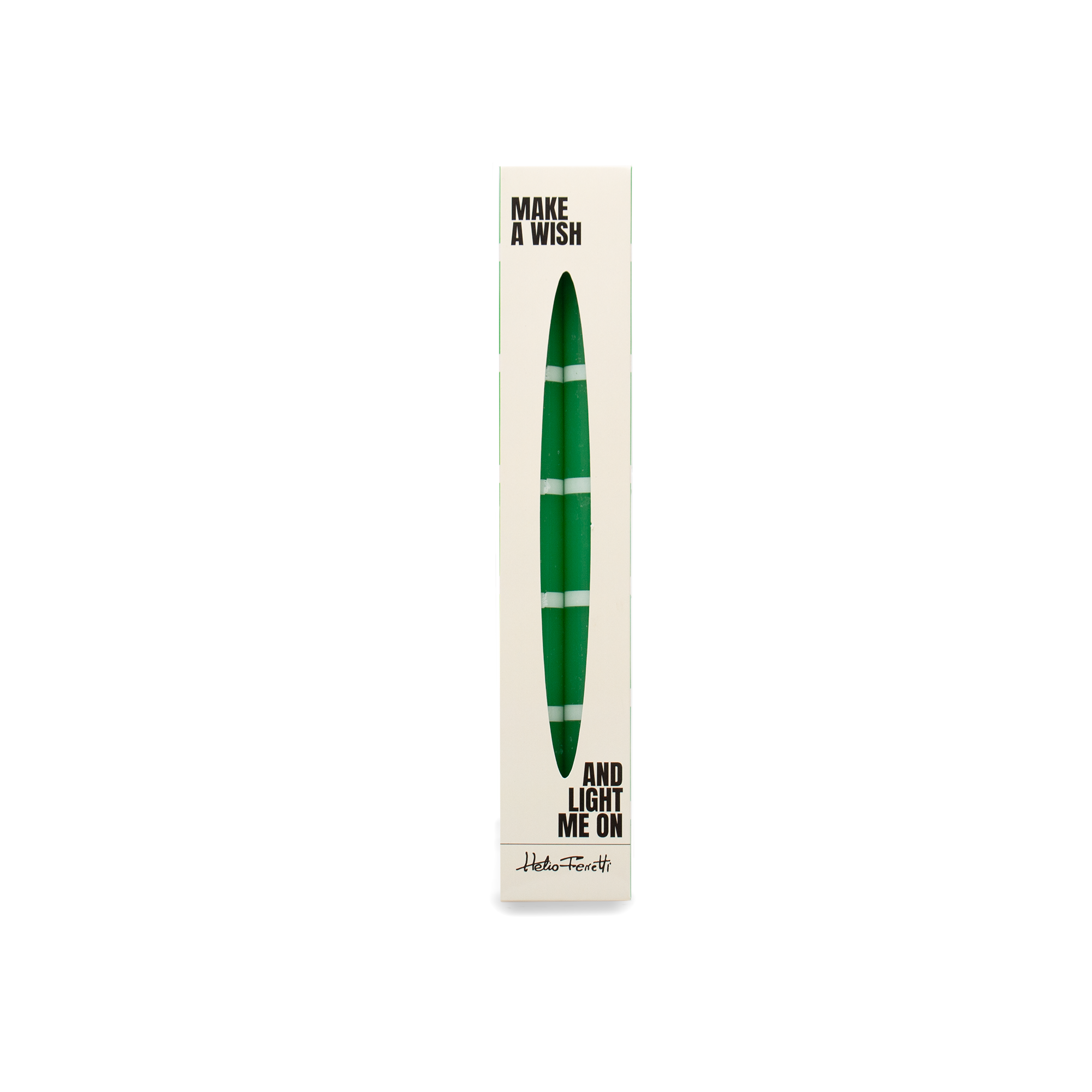 Lot de 2 bougies EMERAUDE