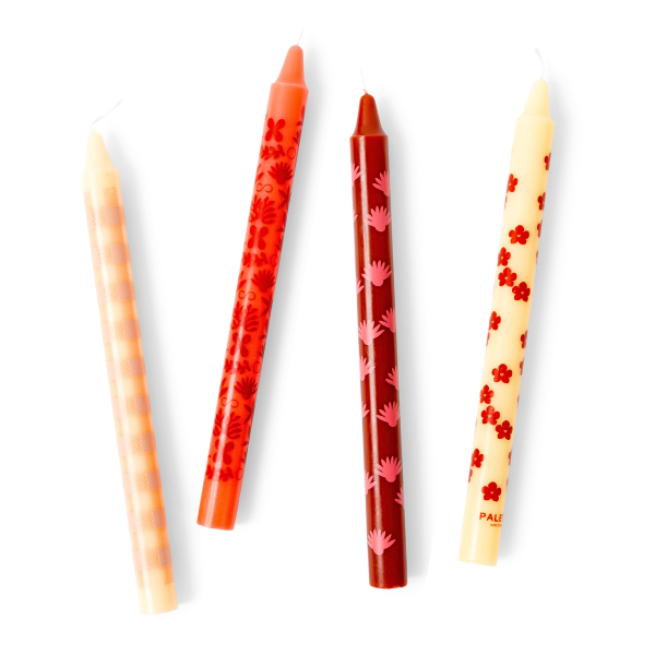 Bougies imprimé LUSH VELVET (set de 4)