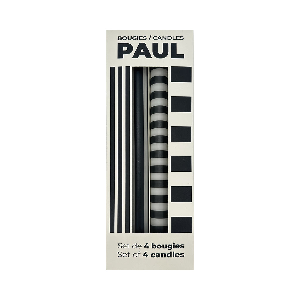 Bougies PAUL (set de 4 bougies)