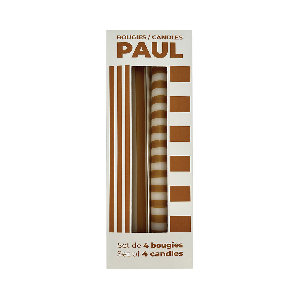 Bougies PAUL (set de 4 bougies)