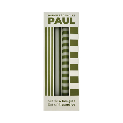 Bougies PAUL (set de 4 bougies)