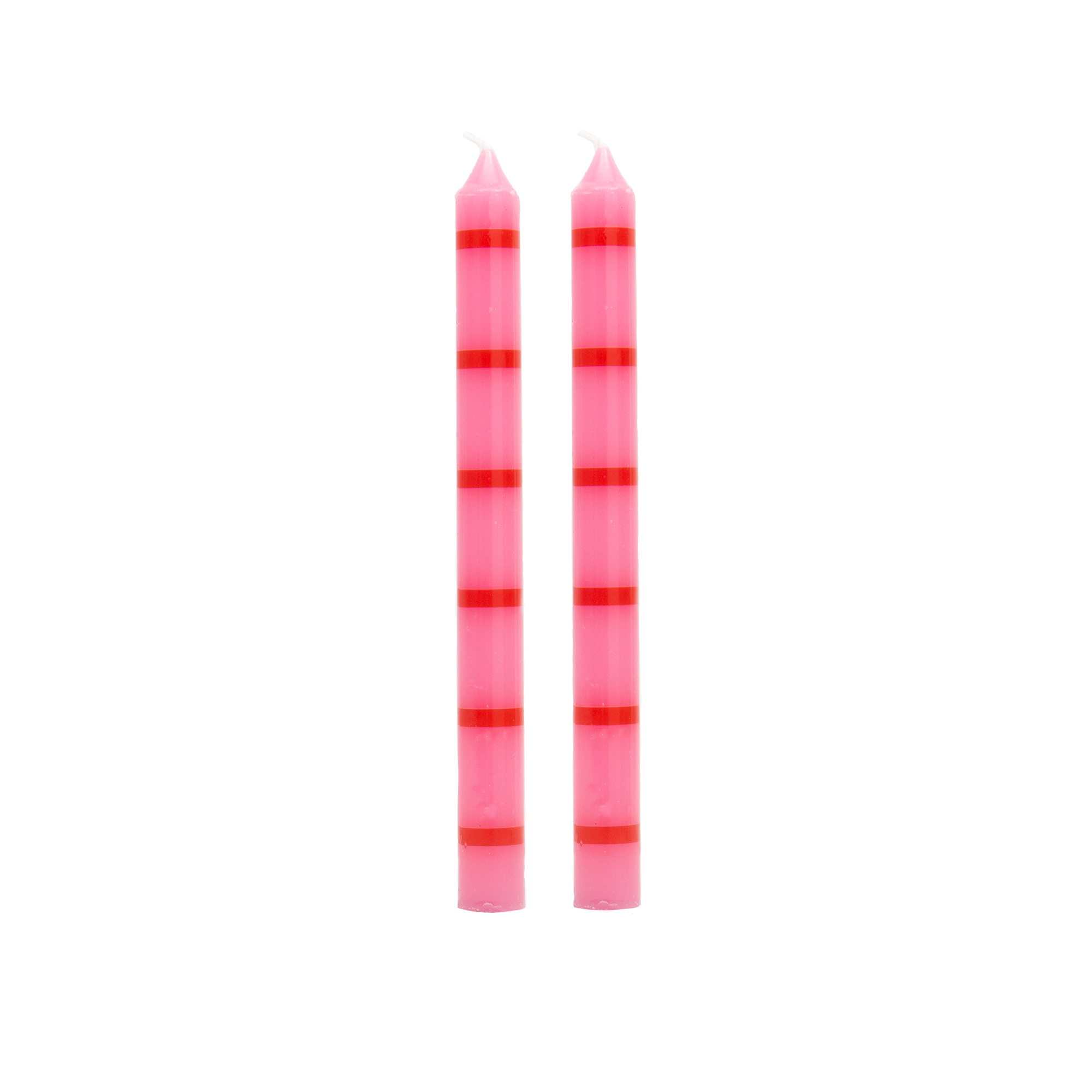 Lot de 2 bougies hautes vert intense | Helio FERRETTI