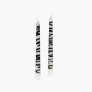 Lot de 2 bougies zebre | BETTINA JANE