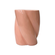 Bout de canapé torsadé rose GROUVY | OPJET Paris