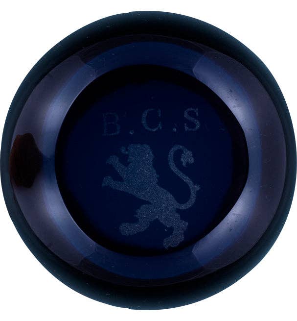 photophore bleu nuit en verre soufflé British Colour Standard