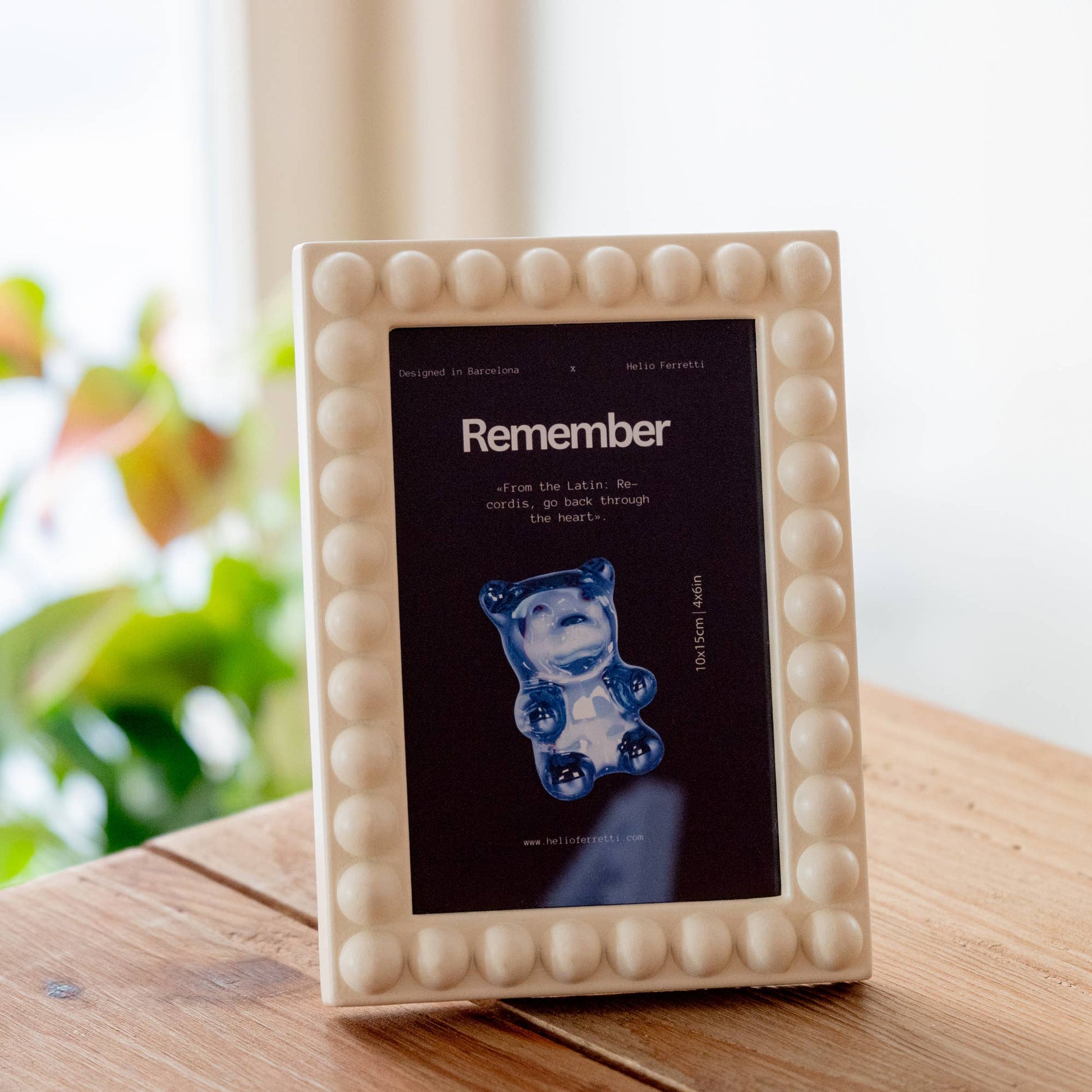 Cadre photo MEMORY beige, Helio Ferretti