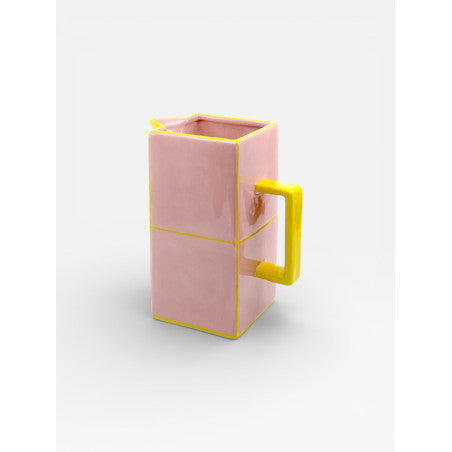 Carafe TILE - rose & jaune
