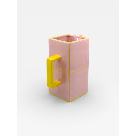Carafe TILE - rose & jaune