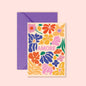 Carte AMORE avec motifs floraux, MA PETITE VIE