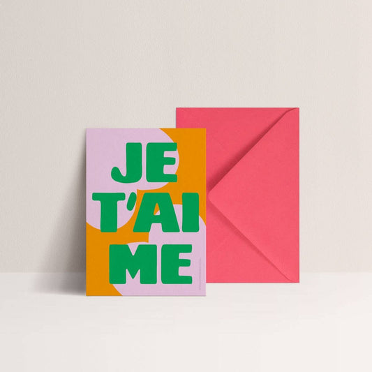 Carte "JE T'AIME"