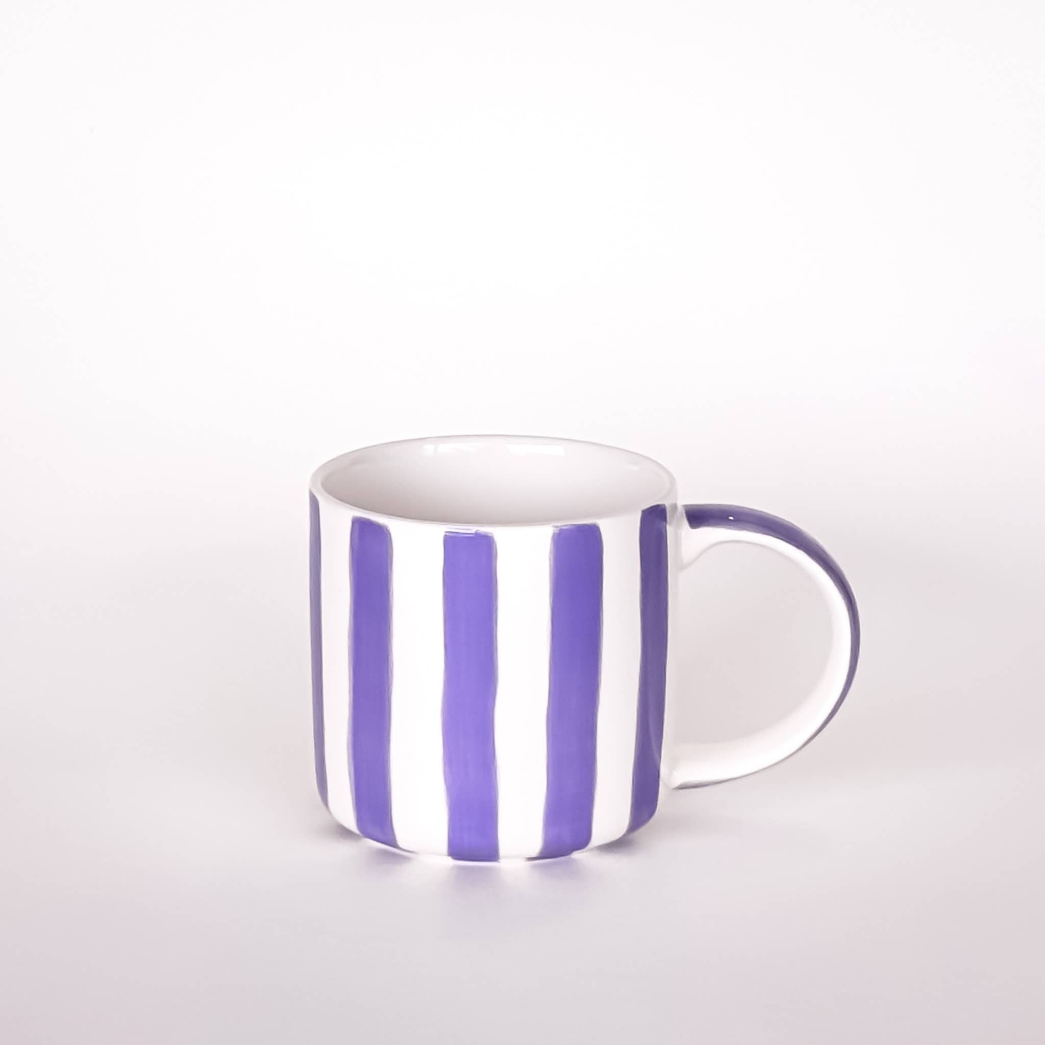 Mug STRIPES - palazzo purple