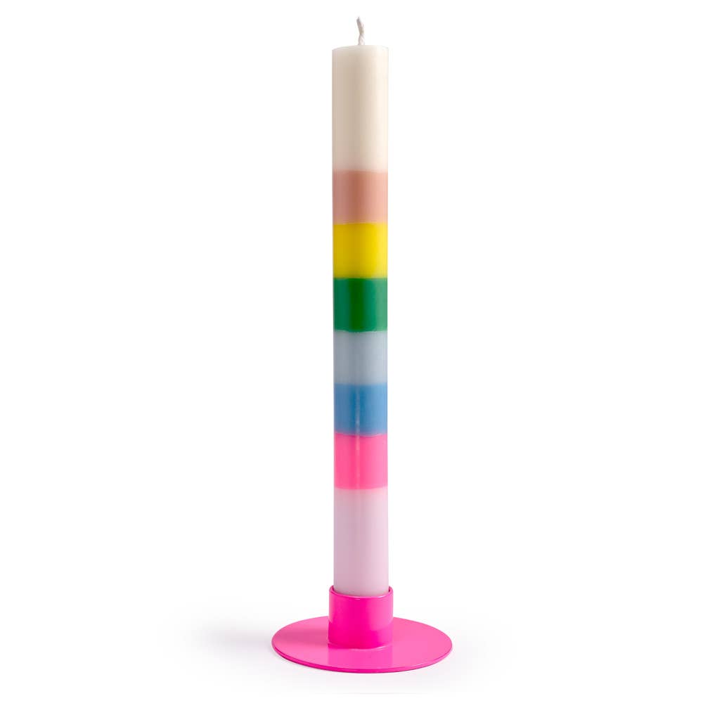 Bougie multicolore MAGIQUE