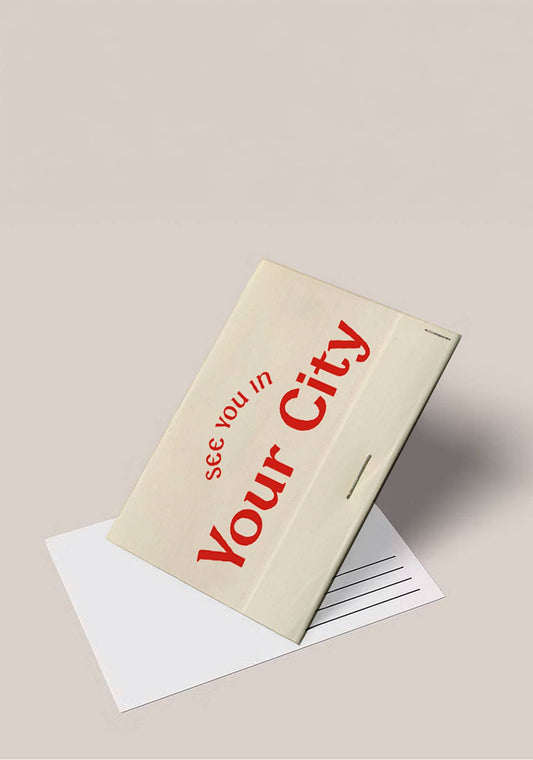 Carte Personnalisée- See you everywheree