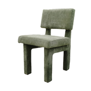 Chaise VICTOR en velours côtelé, kaki, de OPJET PARIS