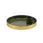 Bougeoir GOLDEN CIRCLE - vert
