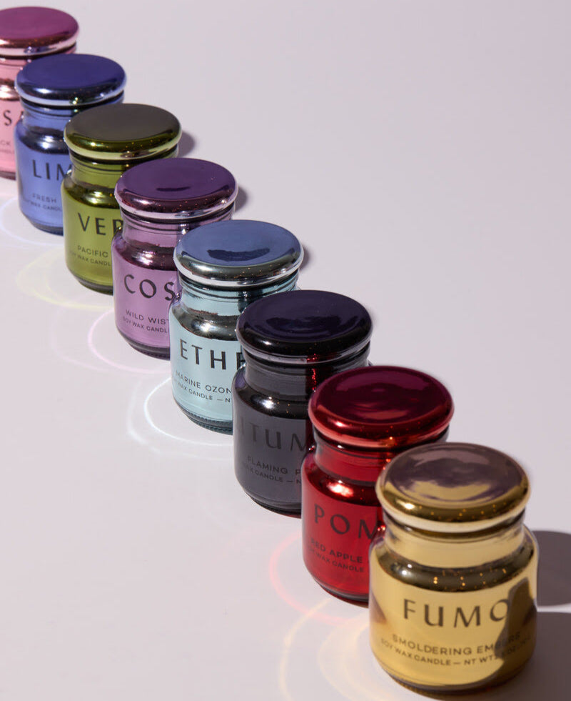 Collection de bougies parfumées CHROMA de PADDYWAX