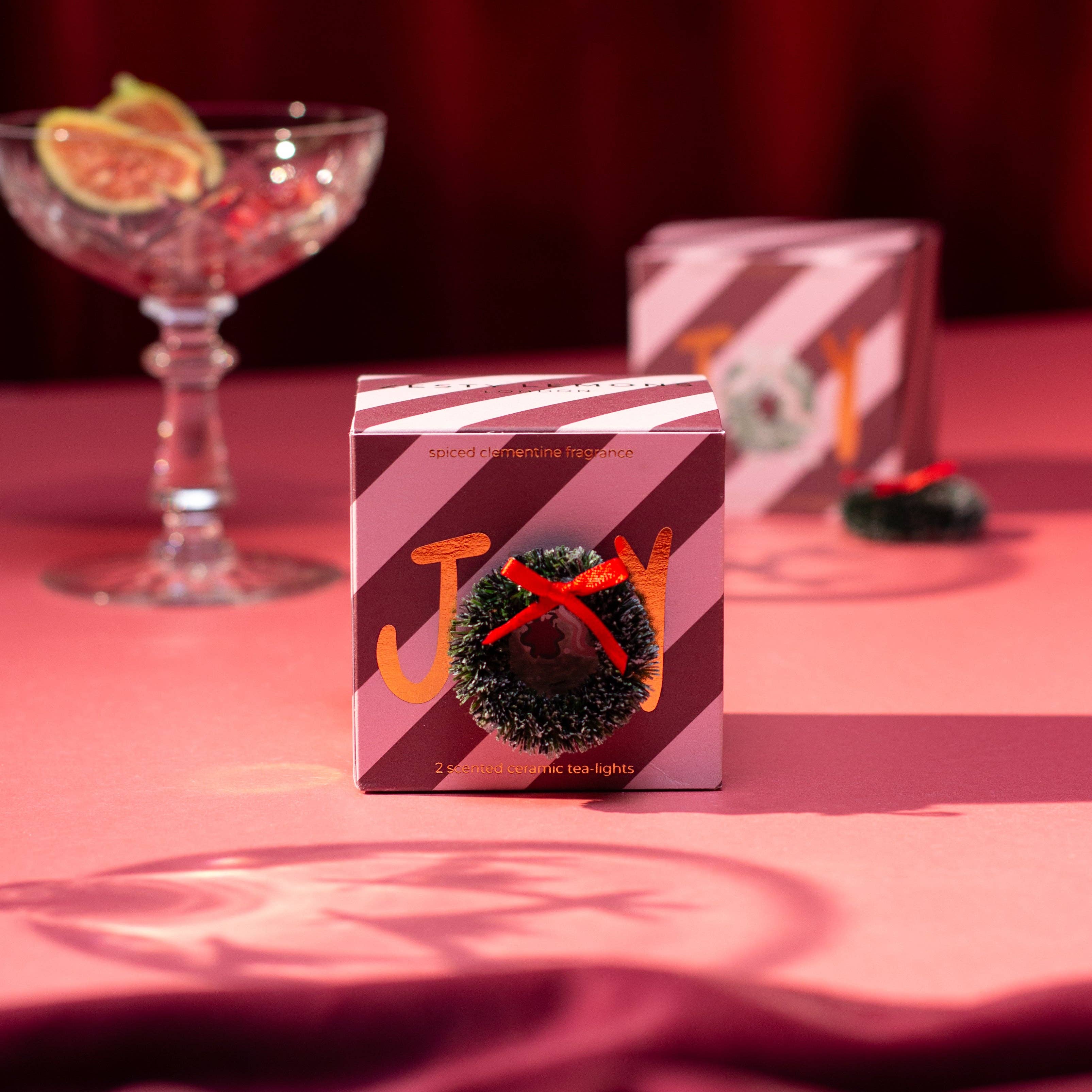 Coffret bougies chauffe-plat Joy (Boîte de 2) - Clémentine épicée