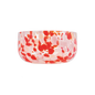 Coupelle en verre moucheté rouge et rose OPJET PARIS – vendue par lot de 2