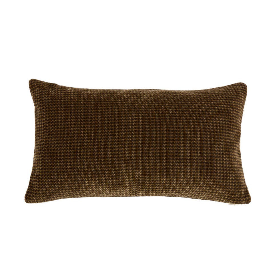Coussin ARGENTINE, pied de poule café | Gabrielle Paris