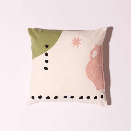 Coussin CYCLADES - kaki