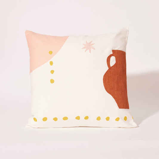 Coussin CYCLADES - terracotta